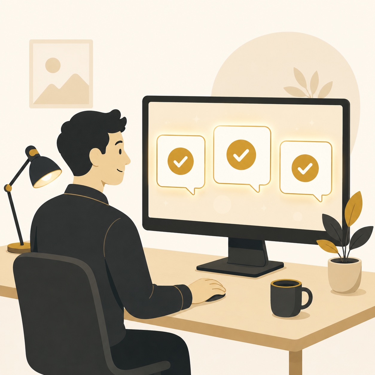 Monthly check of which AI assistants are recommending your business