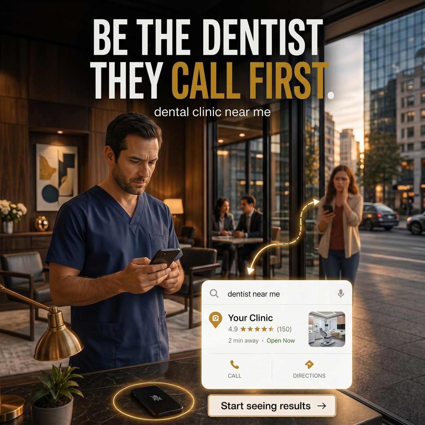 Your dental practice ranked #1 on Google for 'dentist Vancouver'