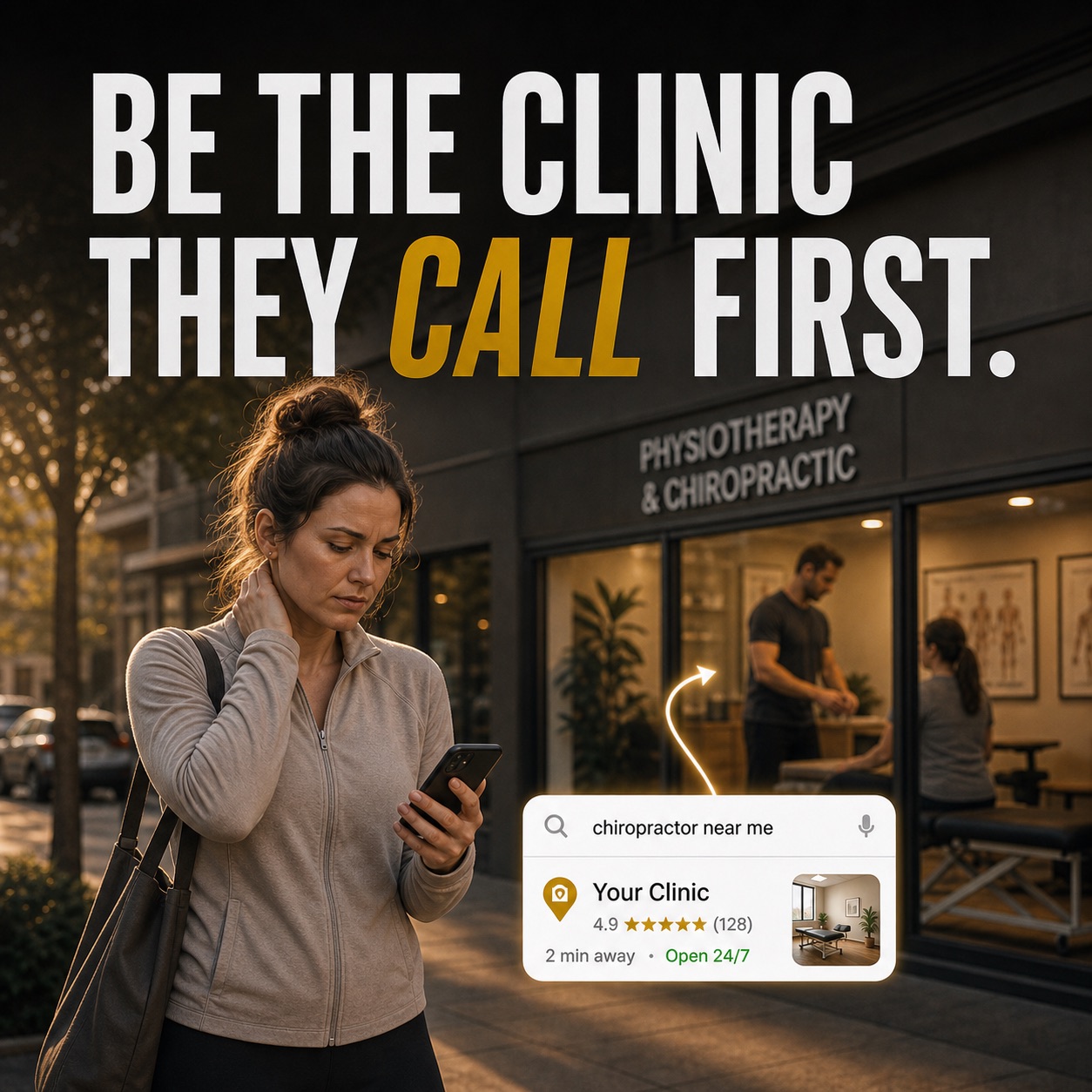 Your physiotherapy clinic ranked #1 on Google for 'physio Vancouver'