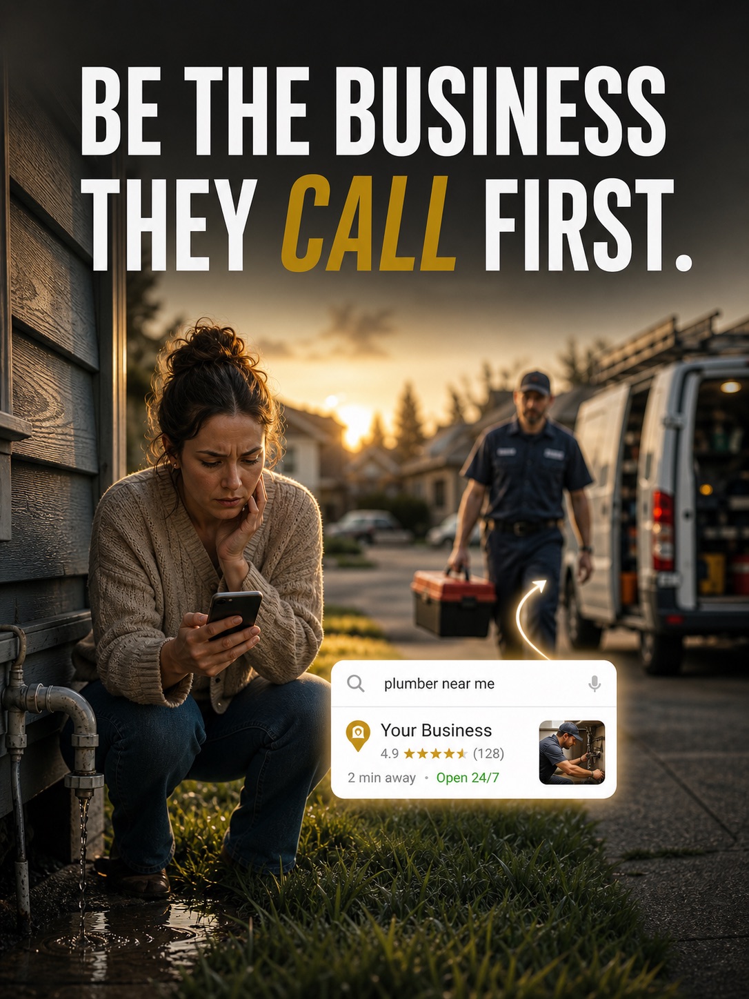 Your trades business ranked #1 on Google for 'plumber Vancouver'